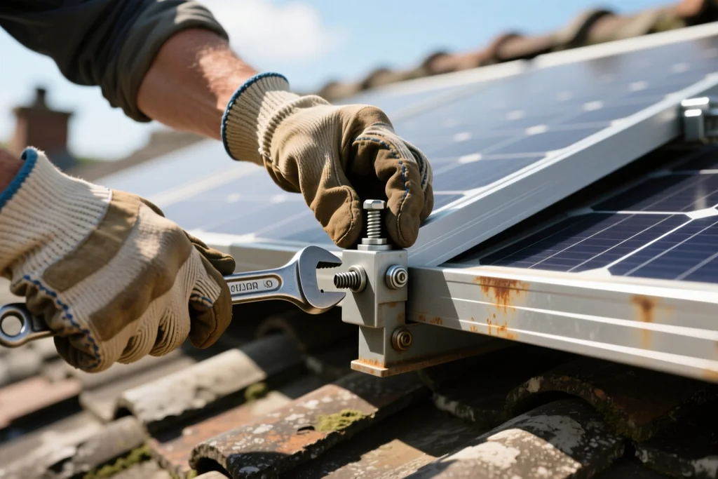 Comparación de dos módulos solares de distinta tecnología