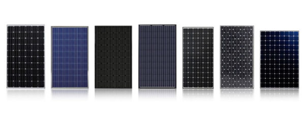 COMPARE TYPES OF SOLAR PANELS