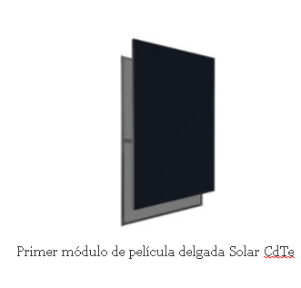 Paneles solares de película delgada
