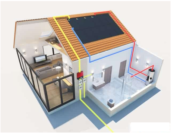 calentador de agua con energia solar